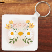 パーソナライズされた母キーチェーン母の日 キーホルダー (裏面)