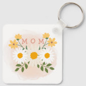 パーソナライズされた母キーチェーン母の日 キーホルダー (裏面)