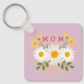 パーソナライズされた母キーチェーン母の日 キーホルダー (正面)