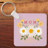 パーソナライズされた母キーチェーン母の日 キーホルダー (正面)
