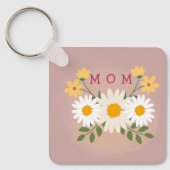 パーソナライズされた母キーチェーン母の日 キーホルダー (正面)