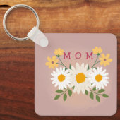 パーソナライズされた母キーチェーン母の日 キーホルダー (正面)