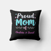 パーソナライズされた母ギフト | 誇りを持った名前をカスタムする クッション (裏面)