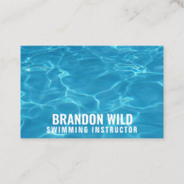 「パーソナライズされた水の波紋」（英国/ユーロ） 名刺