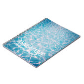 パーソナライズされた水中競技サマープール ノートブック (左側)