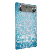 パーソナライズされた水中競技サマープール ミニクリップボード (アングル)