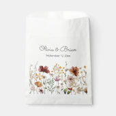 パーソナライズされた水彩のワイルドフラワー Pretty Floral フェイバーバッグ (正面)