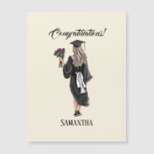 パーソナライズされた水彩卒業(3) (正面)