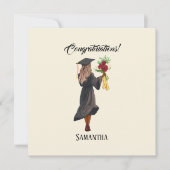 パーソナライズされた水彩卒業(5) (正面)