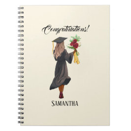 パーソナライズされた水彩卒業(5) ノートブック