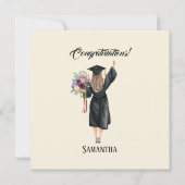 パーソナライズされた水彩卒業(8) (正面)