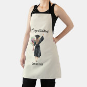 パーソナライズされた水彩卒業(8) エプロン (インサイチュ)