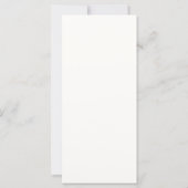 パーソナライズされた水彩紫陽花ギフト券 (裏面)