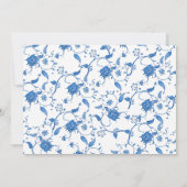 パーソナライズされた水彩紫陽花文具 サンキューカード (裏面)