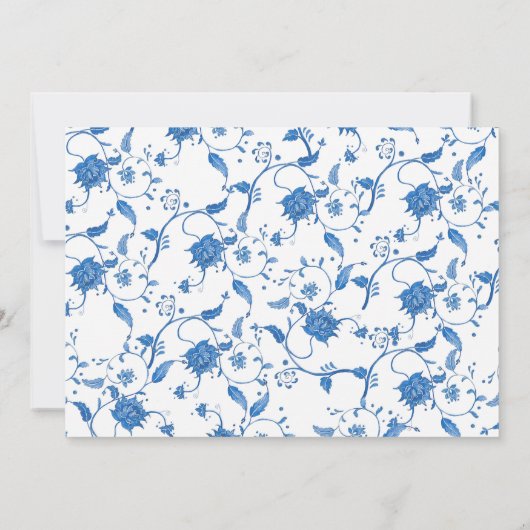 パーソナライズされた水彩紫陽花文具 サンキューカード (裏面)