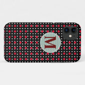 パーソナライズされた水玉模様 Case-Mate iPhoneケース (裏面(横))