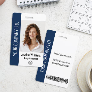 パーソナライズされた法人社員青ID バッジ
