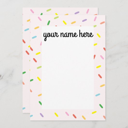 パーソナライズされた注 サンキューカード (正面/裏面)