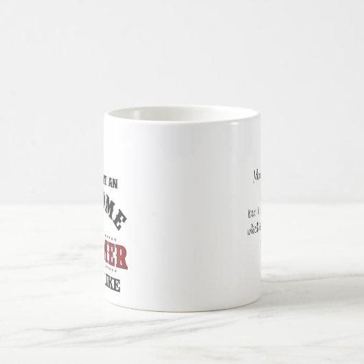 パーソナライズされた泳ぐ人 コーヒーマグカップ (中央)