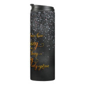 パーソナライズされた流産ロスのピンクとブルーリボン タンブラー (回転右)