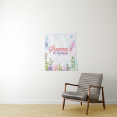 パーソナライズされた海の下の誕生日タペストリーサイン タペストリー (インサイチュ)