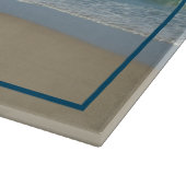 パーソナライズされた海ビーチ カッティングボード (角)