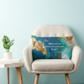 パーソナライズされた海腰枕 – 詩篇56:3 ランバークッション (椅子)