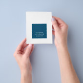 パーソナライズされた海青エレガント白 チラシ (手)