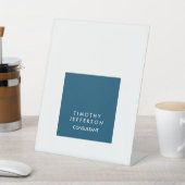 パーソナライズされた海青エレガント白 台座サイン (インサイチュ)