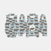 パーソナライズされた海馬の柄 フェイバーボックス (折り畳みなし)