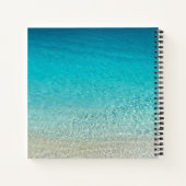 パーソナライズされた海 ノートブック (裏面)