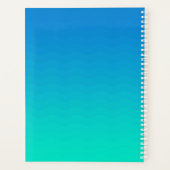 パーソナライズされた海 プランナー手帳 (裏面)