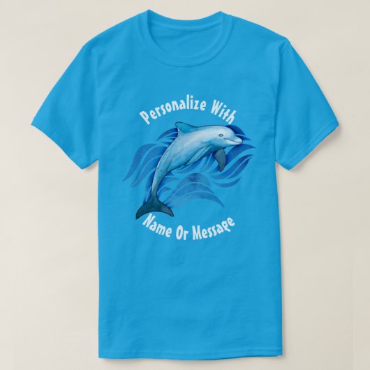 パーソナライズされた海 Tシャツ (デザイン正面)