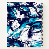 パーソナライズされた深い海プリント ノートブック (裏面)