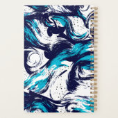 パーソナライズされた深い海プリント プランナー手帳 (裏面)