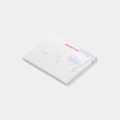 パーソナライズされた湖の白鳥 ポストイット (アングル)