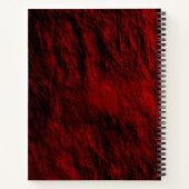 パーソナライズされた漢日本の字 ノートブック (裏面)