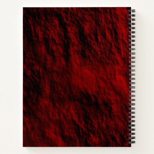 パーソナライズされた漢日本の字 ノートブック (裏面)