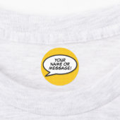 パーソナライズされた漫画ブックアポップ・アートのートスピーチバブル ラベル (貼付)