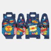 パーソナライズされた漫画ブックヒーローパーティーボックス フェイバーボックス (見開き)