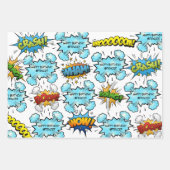 パーソナライズされた漫画書 ラッピングペーパーシート (正面2)