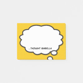 パーソナライズされた漫画本おもしろい考えバブル ポストイット