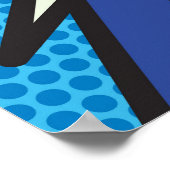 パーソナライズされた漫画本ハッピーバースデー! ポスター (角)