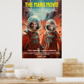 パーソナライズされた火星アドベンチャーSF映画 ポスター (キッチン)