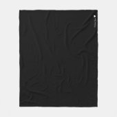 パーソナライズされた無地の色 フリースブランケット (正面)