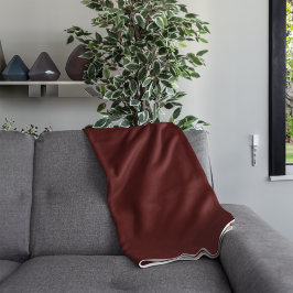 パーソナライズされた無地の色 フリースブランケット