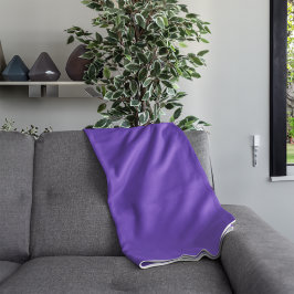 パーソナライズされた無地の色 フリースブランケット