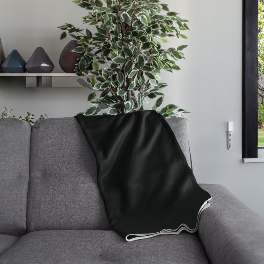 パーソナライズされた無地の色 フリースブランケット