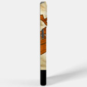 パーソナライズされた焼きオレンジアンティークスクロール作業 Case-Mate iPhoneケース (裏面 / 右)