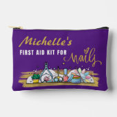 パーソナライズされた爪、 ネイルアクセサリーバッグ用救急箱 アクセサリーポーチ (正面)